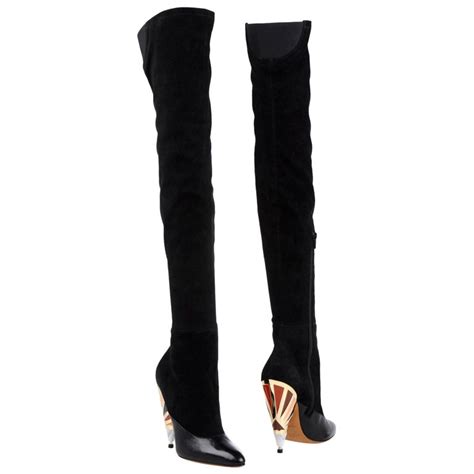 givenchy over the knee suede boots|givenchy boots.